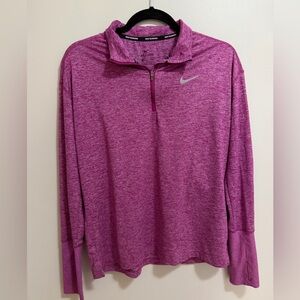 Nike Running Dri Fit Heathered Long Sleeve Women’s Medium